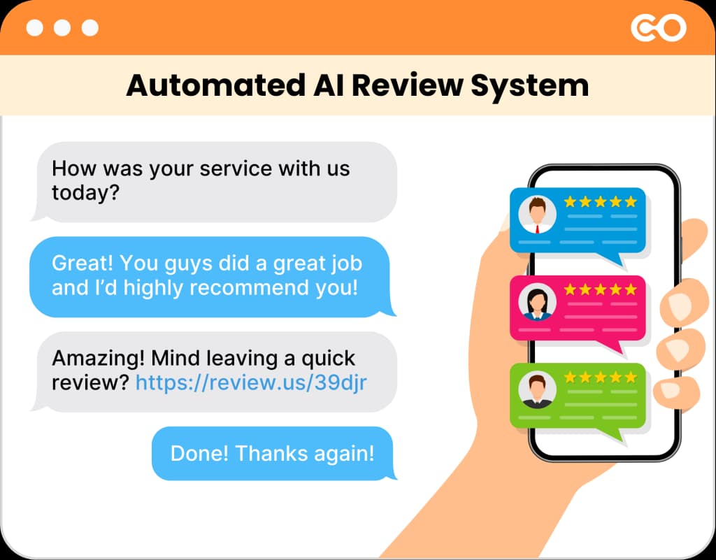 Get more 5-star reviews on autopilot